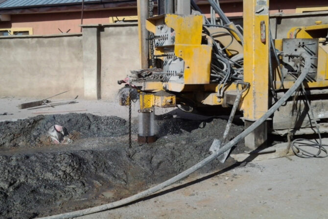 BOREHOLE CONSTRUCTION IN ANGWAN SARKI