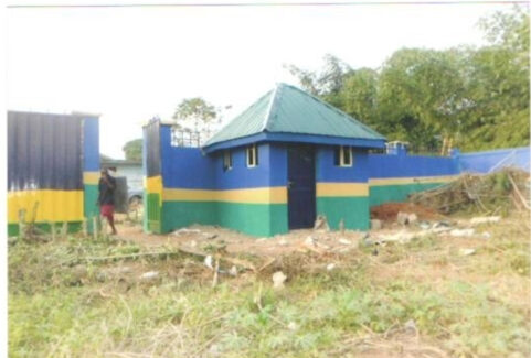 150M BLOCK FENCE WITH RC COLUMNS GENERATOR HOUSE AND GATE HOUSE